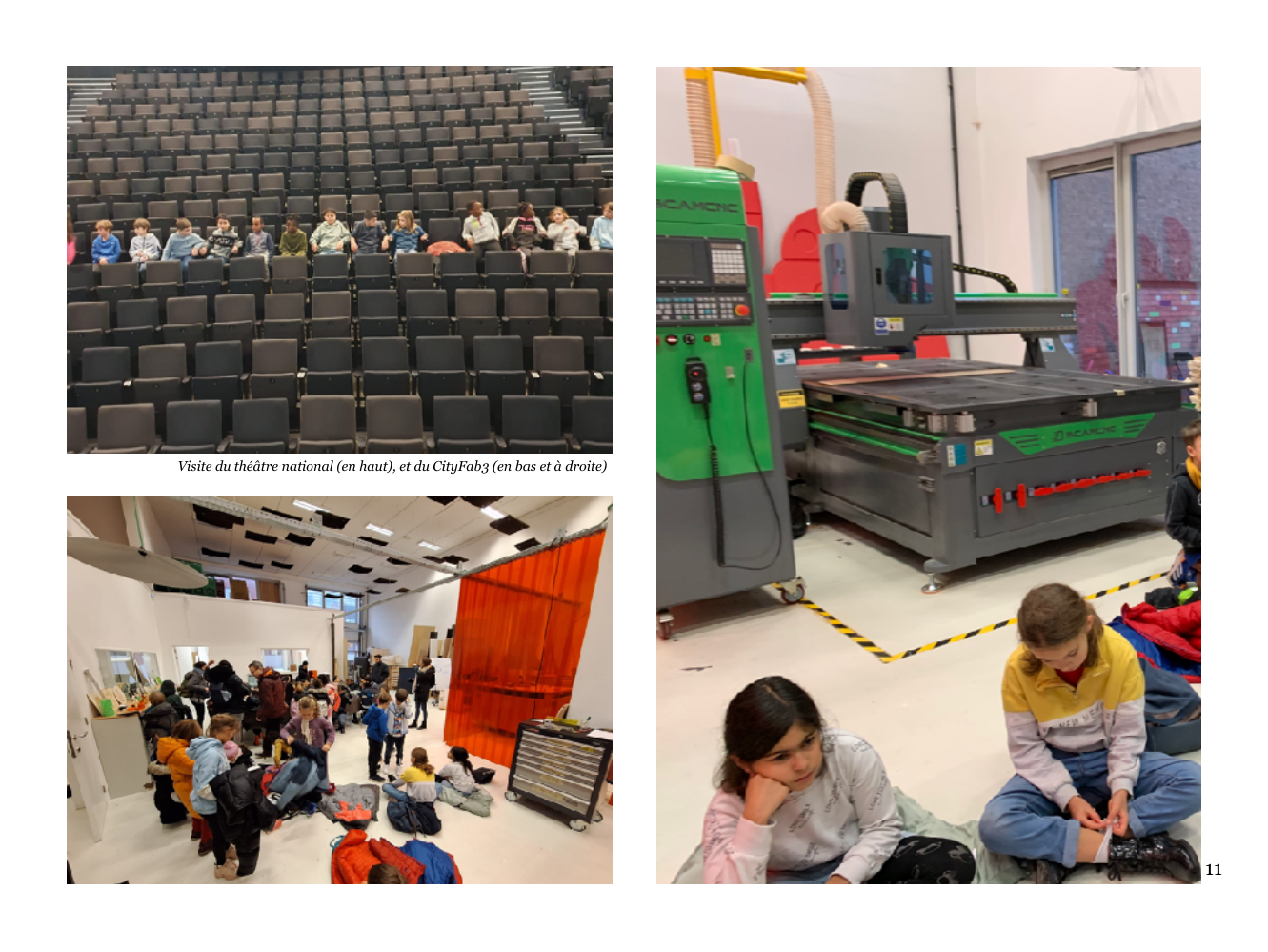 Visite du Théâtre National et du CityFab3